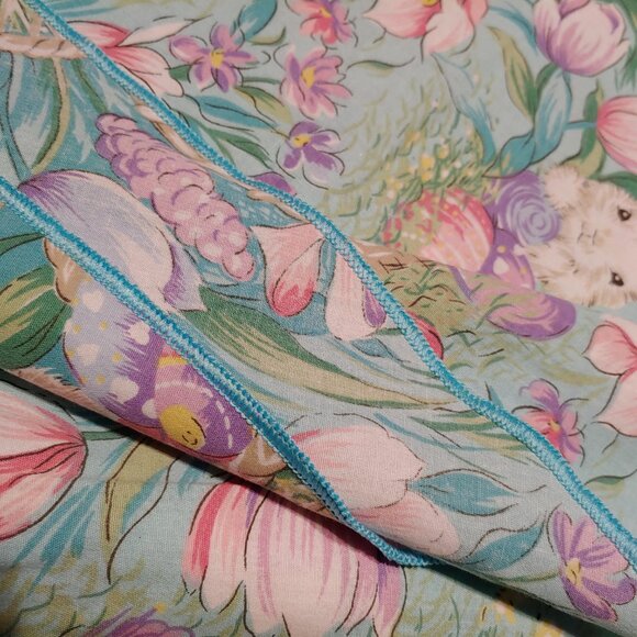 Bardwil Linens Oblong Easter Day Bunny Spring Tablecloth - Picture 7 of 7